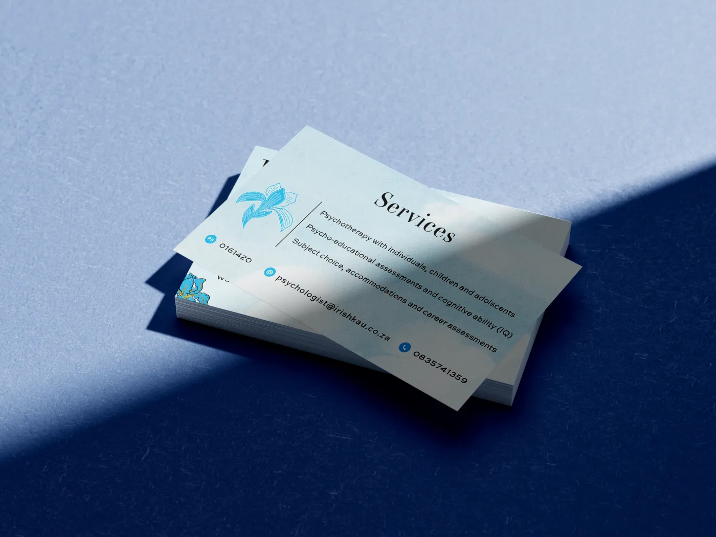 Irish Kau — business cards
